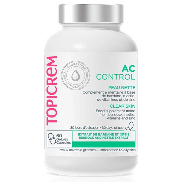 TOPICREM - AC Control Clear Skin Capsules - 60un - 3700281705478