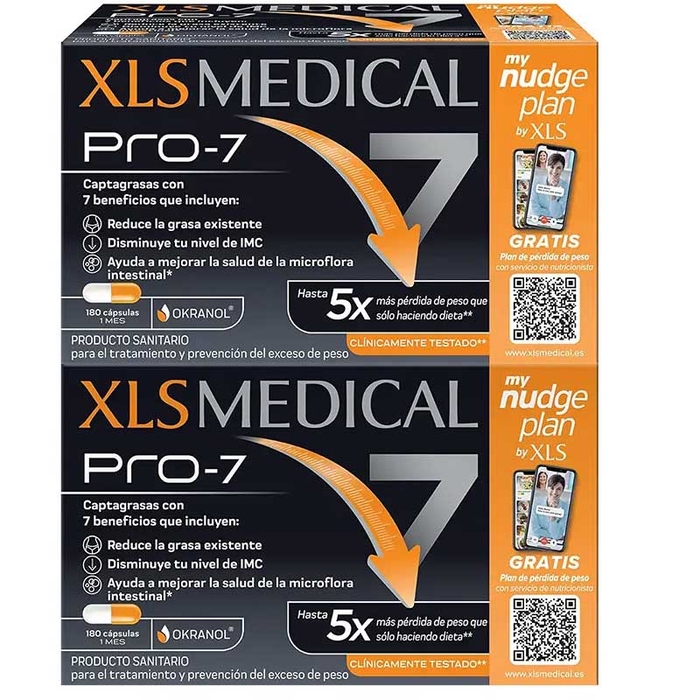 XLS MEDICAL - Pro-7 Capsules - 2x180un - 5400951005607