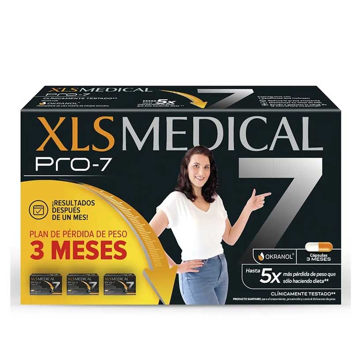 XLS MEDICAL - Pro-7 Capsules - 3x180un - 5400951005539