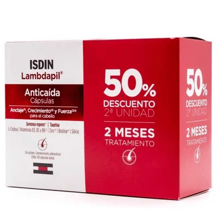 ISDIN - Lambdapil Anti-Hair Loss Capsules - 2x60un - 8429420168541