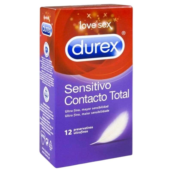 DUREX - Sensitive Total Contact Condoms  - 12un - SD-01493-01