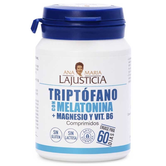 ANA MARIA LAJUSTICIA - Tryptophan Melatonin Magnesium & Vit B6 - 60un - 8436000680799