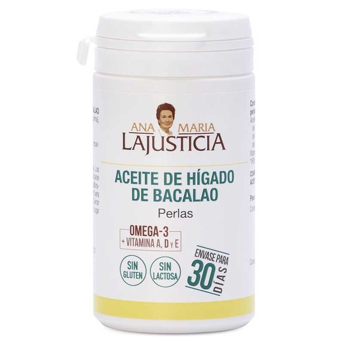 ANA MARIA LAJUSTICIA - Cod Liver Oil + Vitamin E - 90un - 8436000680263