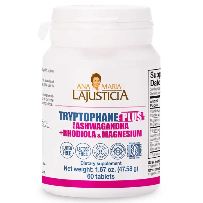 ANA MARIA LAJUSTICIA - Tryptophan Plus Rhodiola & Magnesium - 60un - 8436000686074