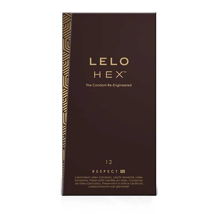 LELO - HEX Respect XL Latex Condoms - 12un - 7350075025006