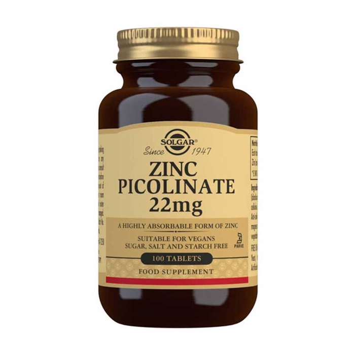 SOLGAR - Zinc PicolinateI - 100un - 8445291908550