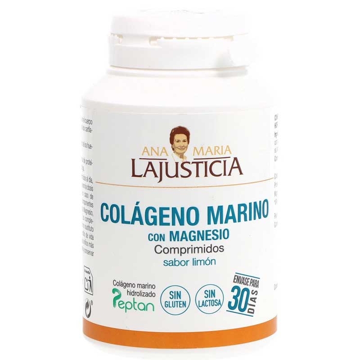 ANA MARIA LAJUSTICIA - Collagen Magnesium Lemon Flavor Tablets - 180un - 8436000680881