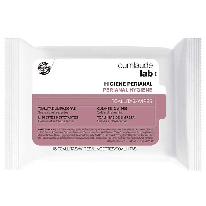 CUMLAUDE LAB - Perianal Hygiene Wipes - 15un - 8428749696100