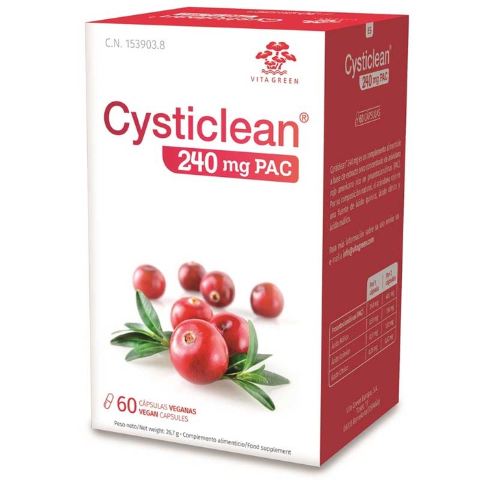 CYSTICLEAN - 240mg PAC - 60un - 8436031120158