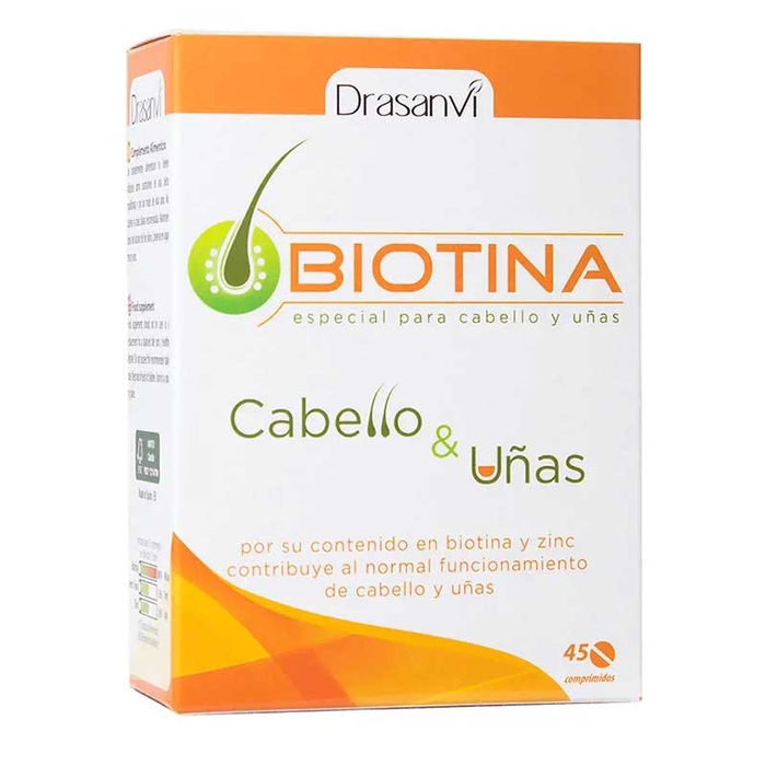 DRASANVI - Biotina Hair & Nails - 45un - 8436044512032