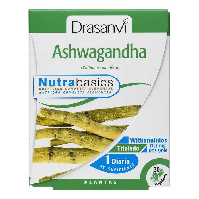 DRASANVI - Nutrabasics Ashwagandha  - 30un - 8436578546565