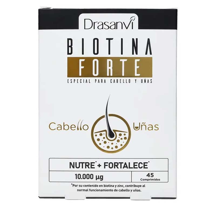 DRASANVI - Biotina Forte Hair & Nails - 45un - 8436601106636