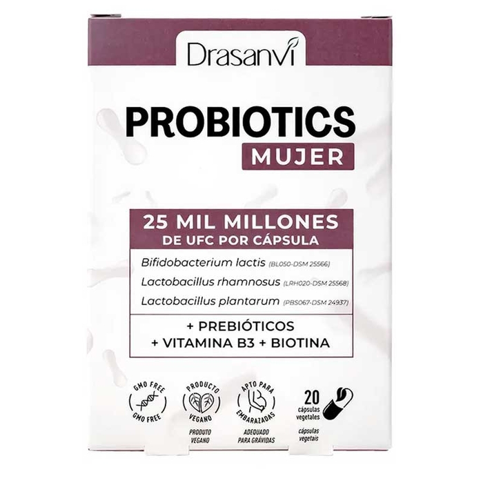 DRASANVI - Probiotics Woman - 20un - 8436601107022