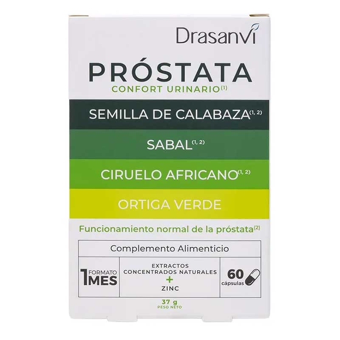 DRASANVI - Prostate Urinary Confort  - 60un - 8436601108364