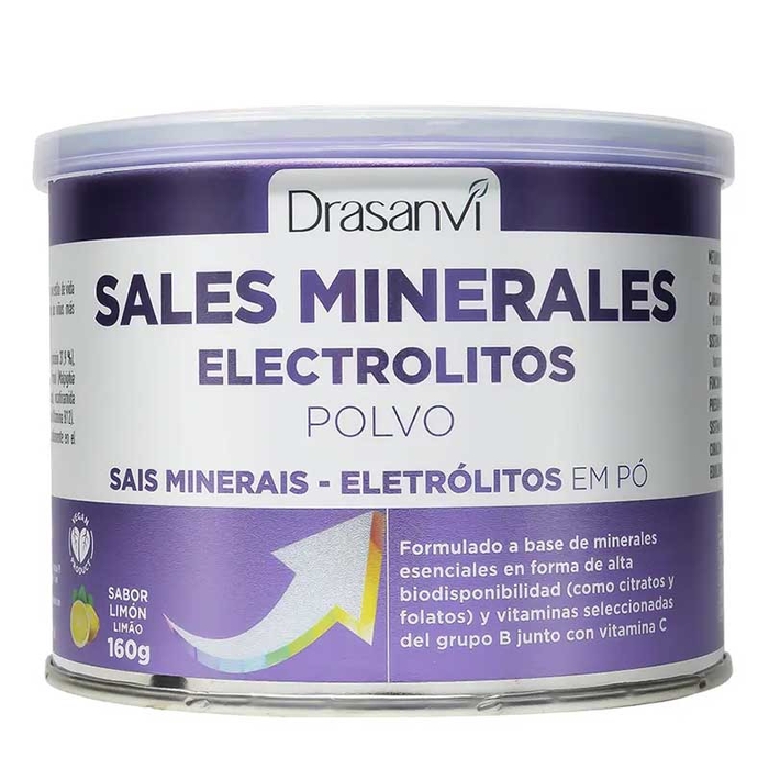 DRASANVI - Mineral Salts Electrolytes Powder Lemon - 160gr - 8436601108302