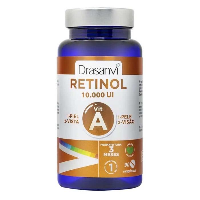 DRASANVI - Retinol 10000 UI Vit A - 90un - 8436601106605