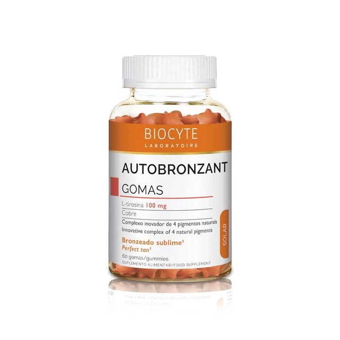 BIOCYTE - Autobronzant Gummies 100mg - 60un - 3760289221691