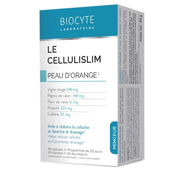BIOCYTE - Le Cellulislim Peau D'orange - 60un - 3760289222292