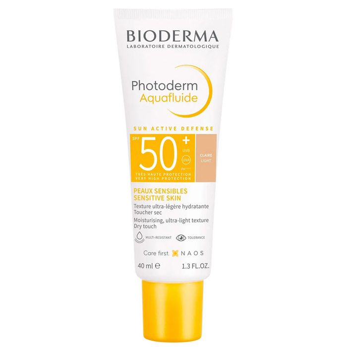 BIODERMA - Photoderm Aqua Dry Touch Sensitive SPF50+ Light - 3701129804384