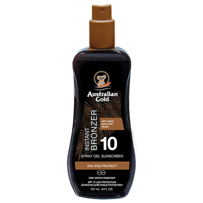 AUSTRALIAN GOLD - Instant Bronzer Spray Gel SPF10 - 237ml - 54402720905