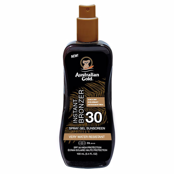 AUSTRALIAN GOLD - Instant Bronzer Spray Gel SPF30 - 100ml - 0054402730690
