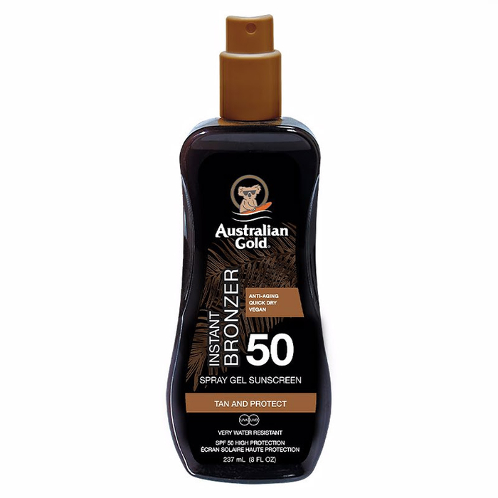 AUSTRALIAN GOLD - Instant Bronzer Spray Gel SPF50 - 237ml - 0054402730614