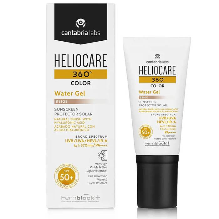 HELIOCARE - 360Color Water Gel Sunscreen SPF50+ -Beige 50ml - 8470002044272