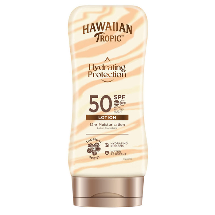 HAWAIIAN TROPIC - Hydration Protection SPF50 - 180ml - 5099821137151