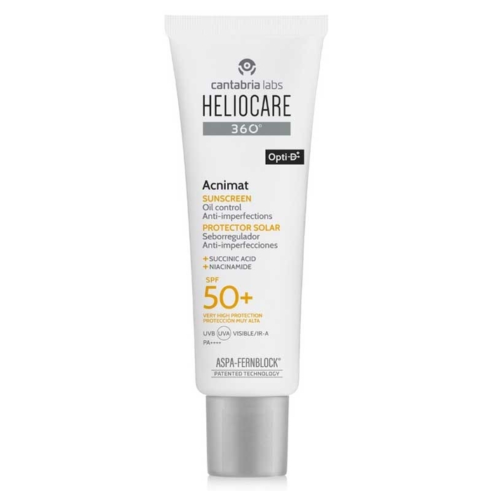 HELIOCARE - 360 Acnimat Sunscreen SPF50+ - 50ml - 8436574364460