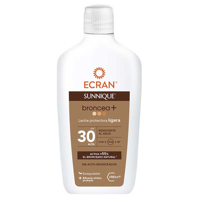 ECRAN - Sunnique Broncea+ Protective Milk SPF30 - 370ml - 8411135006966