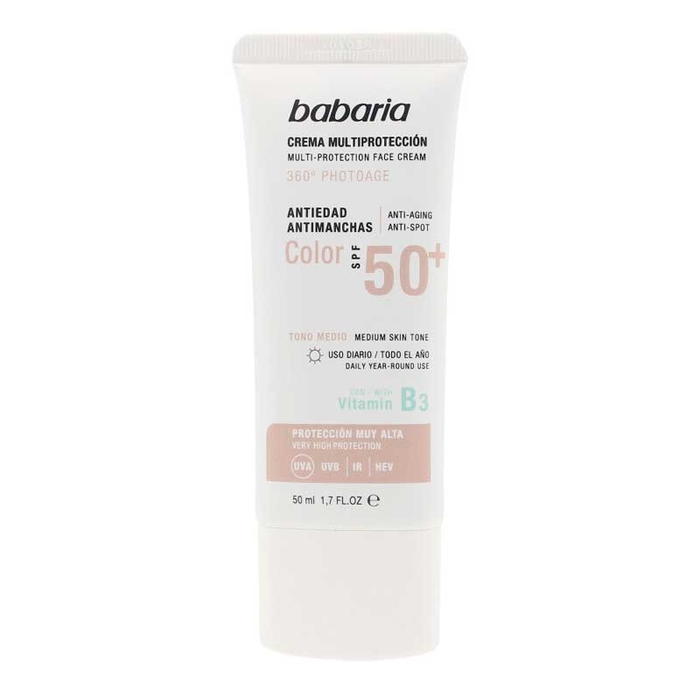 BABARIA - Solar Anti-Dark Spot Tinted Cream SPF50+ - 50ml - 8410412490207