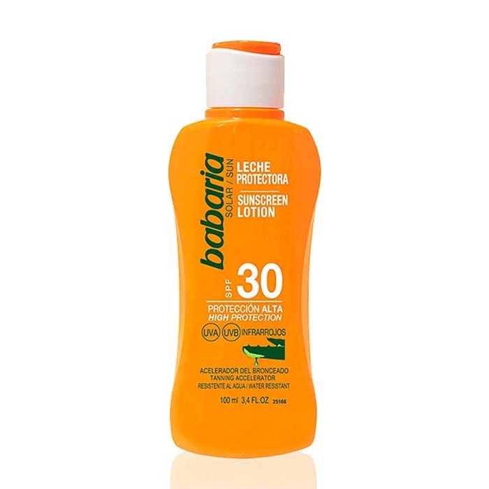 BABARIA - Solar Aloe Vera Sunscreen Milk SPF30 - 100ml - 8410412000390