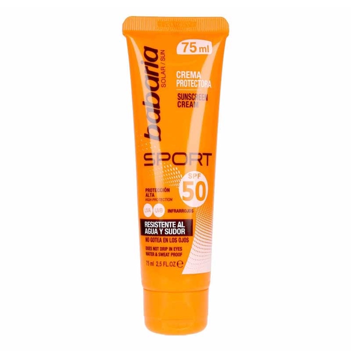 BABARIA - Solar Sport Waterproof Facial SPF50  - 75ml - 8410412490061