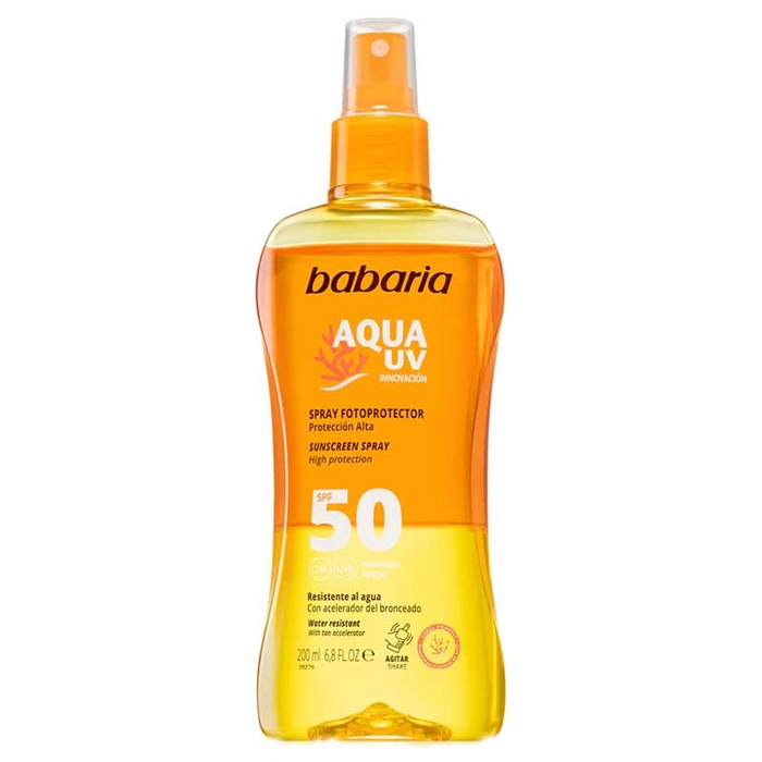 BABARIA - Sunscreen Spray High Protection SPF50 - 200ml - 8410412490221