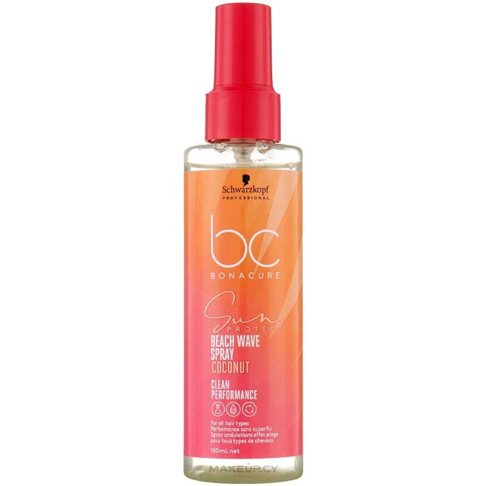 SCHWARZKOPF - BC Sun Protect Beach Wave Coconout Spray 150ml - 4045787802962