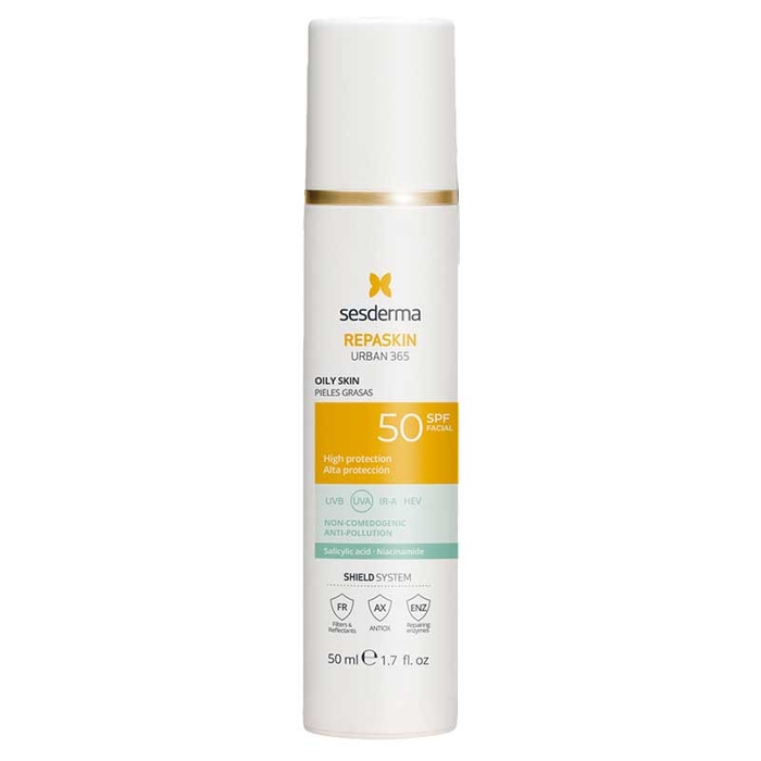 SESDERMA - Repaskin Urban 365 Oily Skin SPF50 - 50ml - 8429979482556