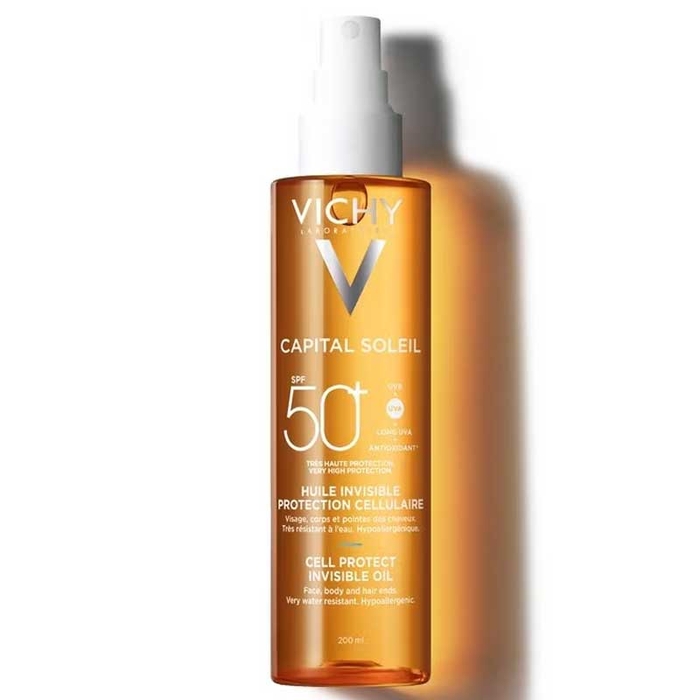 VICHY - Capital Soleil Invisible Oil SPF50+ - 200ml - 3337875892308