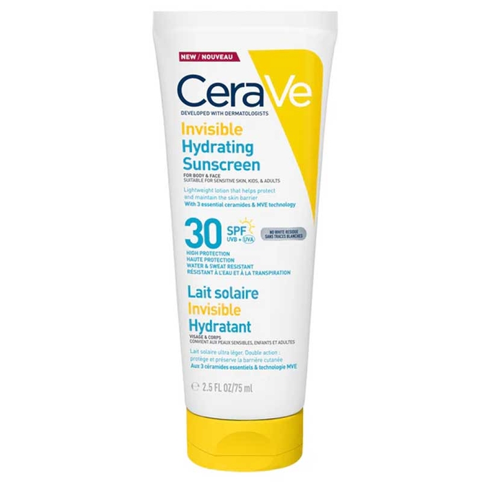 CERAVE - Invisible Hydrating Sunscreen SPF30 - 75ml - 3337875945820