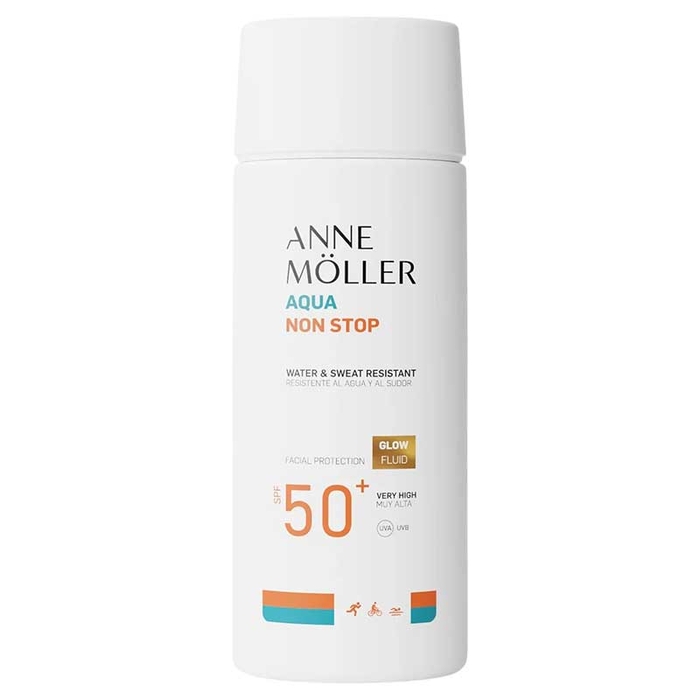 ANNE MÖLLER - Aqua Non Stop Very High Glow Fluid SPF50 - 75ml - 8436034372660