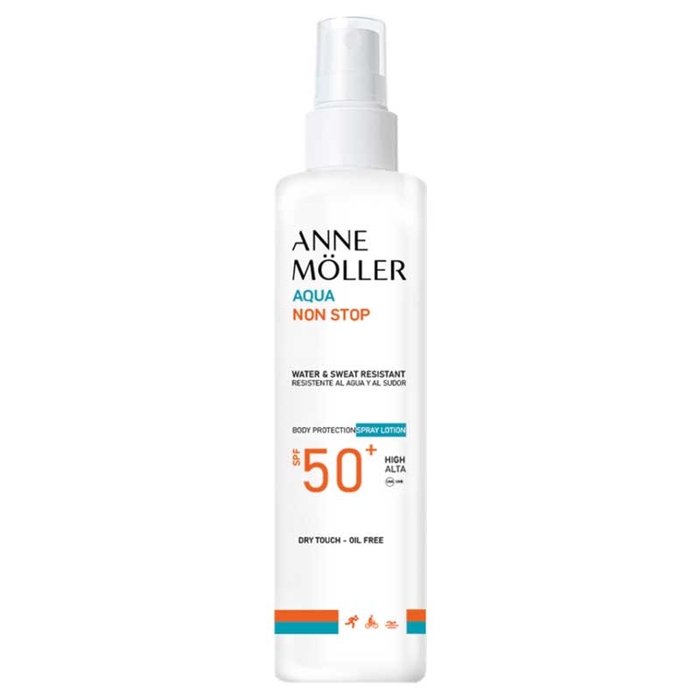 ANNE MÖLLER - Aqua Non Stop High Spray Lotion SPF50+ - 175ml - 8436034372684